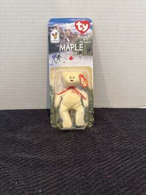 McDonald's ty Maple the Bear Beanie Baby RARE ERRORS Canada